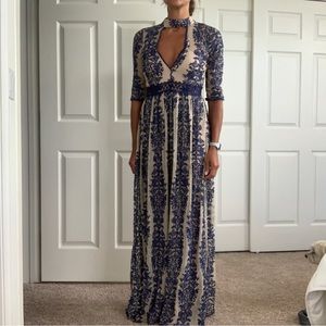 NWT Karlie vintage lace maxi dress